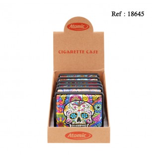 Etui à cigarettes La Catrina, pour 18 cigarettes, display de 6