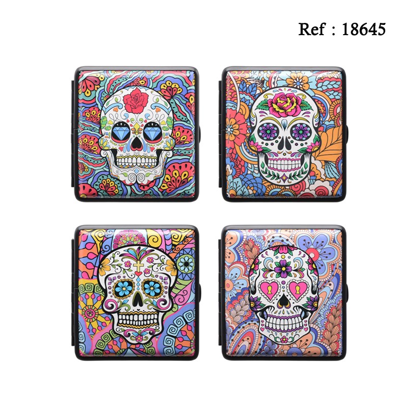 cigarettes case La Catrina for 18 pcs assorted per 6 pcs