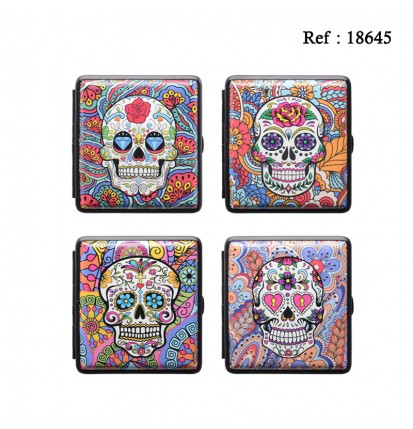 cigarettes case La Catrina for 18 pcs assorted per 6 pcs