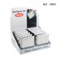 cigareetes case silver satin per 12 pcs