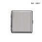 cigareetes case silver satin per 12 pcs