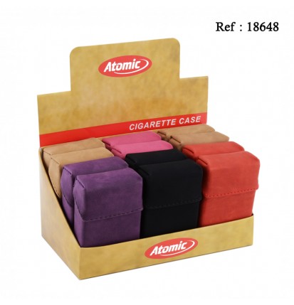 soft pouch cigarette box Alcantara assorted per 12 pcs