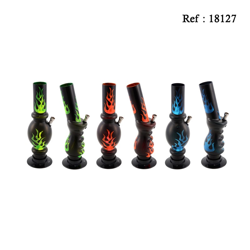 bong acryl flame assorted per 6 pcs