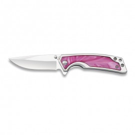 Knife 6.5 cm Chrome Pink
