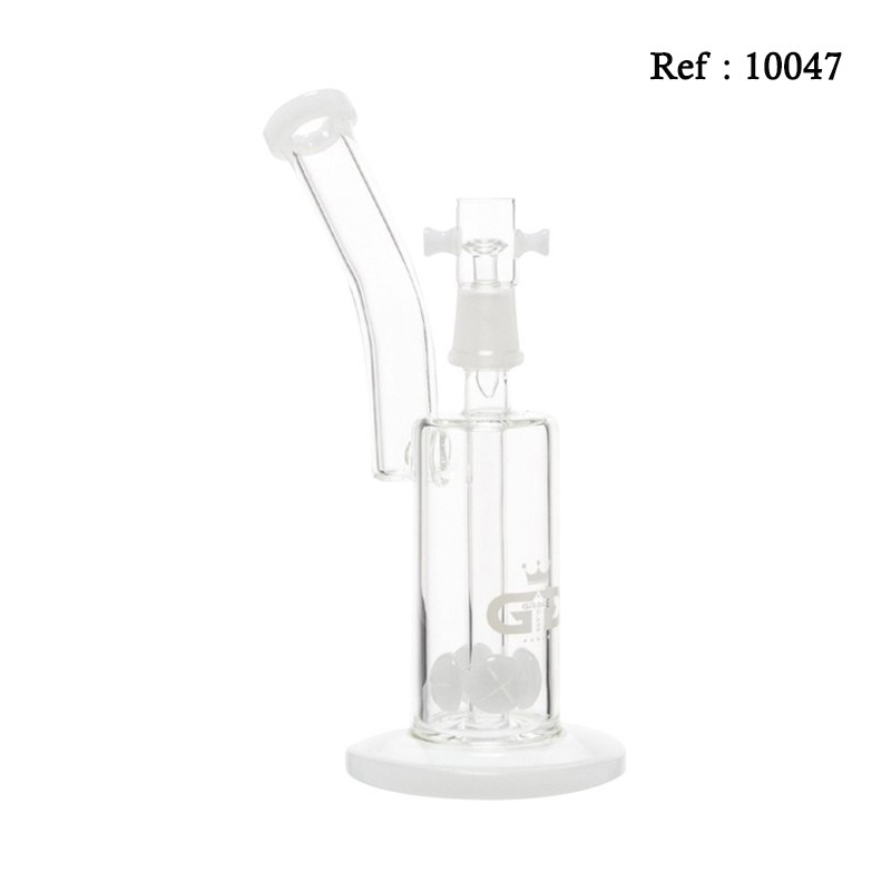 glass bong 23 cm Grace Nectar white in box