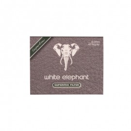 Filtre 9mm White Elephant Supermix, 40filtres/boite