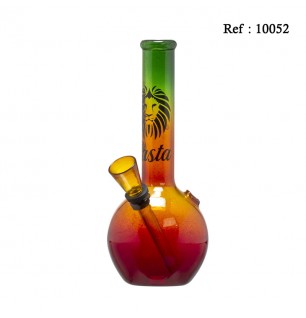 Bang 16 cm en verre Rasta, Ø 22 mm, épaisseur 3 mm