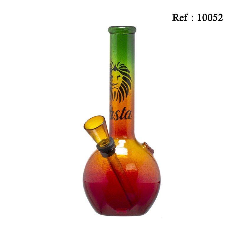 Bang 16 cm en verre Rasta, Ø 22 mm, épaisseur 3 mm