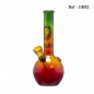 rasta glass bouncer bong 16 cm, Ø 22 mm