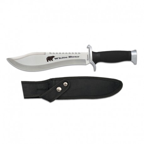 Knife White Bear 18 cm Black 