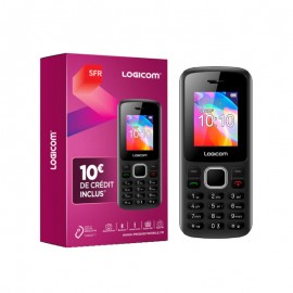LOGICOM le Posh 184 Phone Pack + 10Euros SIM card +1Go credit