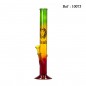 Bang 35 cm en verre Rasta Lion, Ø 36 mm