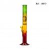 Bang 35 cm en verre Rasta Lion, Ø 36 mm