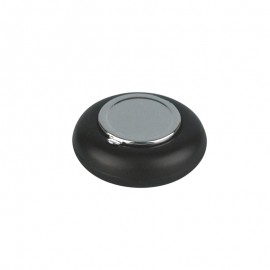 Pocket ashtray Black Mat/Chrome Ø 6cm in box ind.