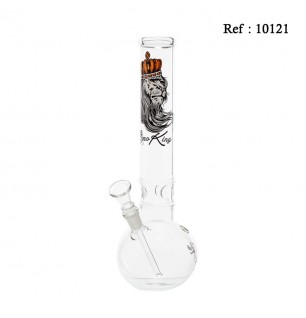 Bang 30 cm en verre Smoking Lion, Ø 40 mm