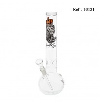 Bang 30 cm en verre Smoking Lion, Ø 40 mm