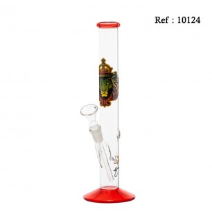 Bang 28 cm en verre Smoking Lion, Ø 32 mm