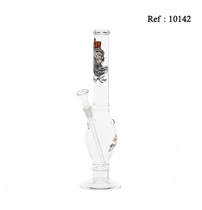 Bang 35 cm en verre Smoking Lion, Ø 36 mm