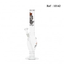 Bang 35 cm en verre Smoking Lion, Ø 36 mm