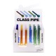glass pipe basic 8 colors assorted per 24 pcs