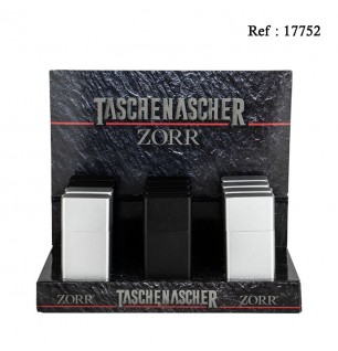 pocket ashtray black and chromeassorted per 12 pcs