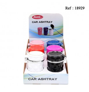 car ashtray led assorted per 6 pcs