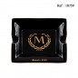 Myon cigar ashtray black/gold 205 x 168 x 35 mm