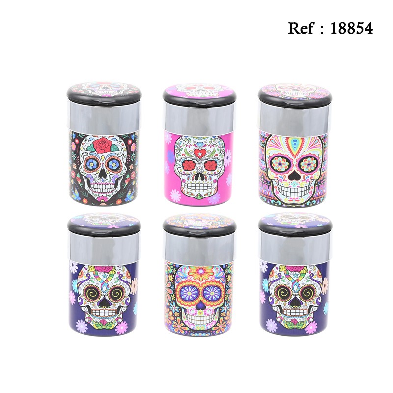 Cendrier de Voiture LED La Catrina, display de 6