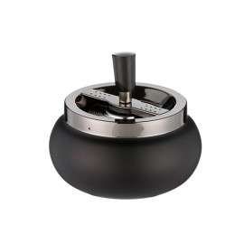 spinning ashtray Black/anthracit Ø 13 cm