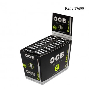 Cones OCB Slim Black Premiumn, pack de 3  x 20