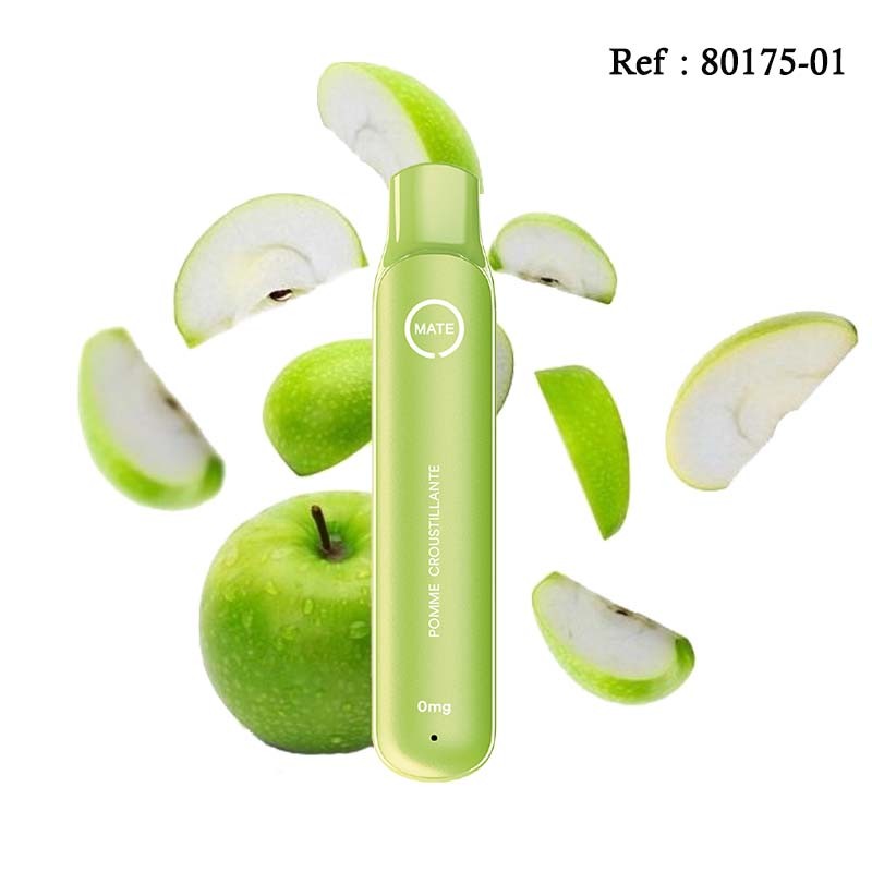 Disposable E-cigarettes FLAWOOR Mate 0mg/mL - Apple Crisp