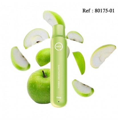 Disposable E-cigarettes FLAWOOR Mate 0mg/mL - Apple Crisp