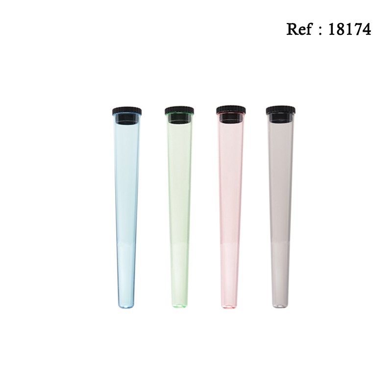 cone tube acrylic 4 colors assorted per 48 pcs