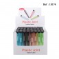 cone tube acrylic 4 colors assorted per 48 pcs