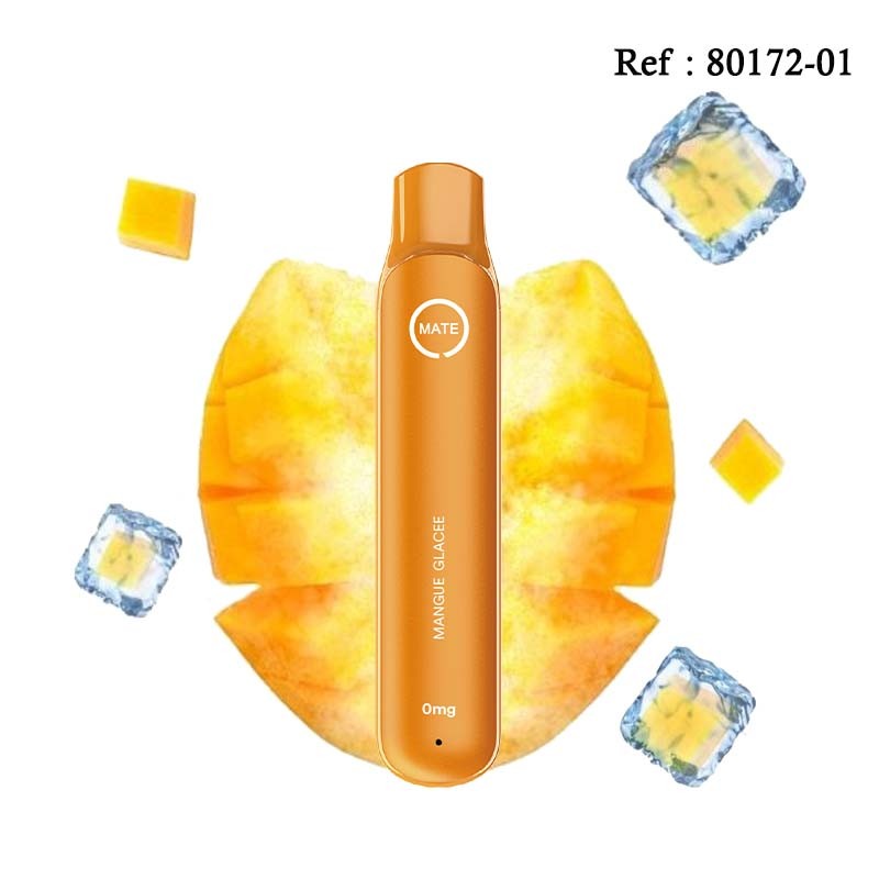 E-cigarettes jetables FLAWOOR Mate 0mg/mL - Mangue Glacée