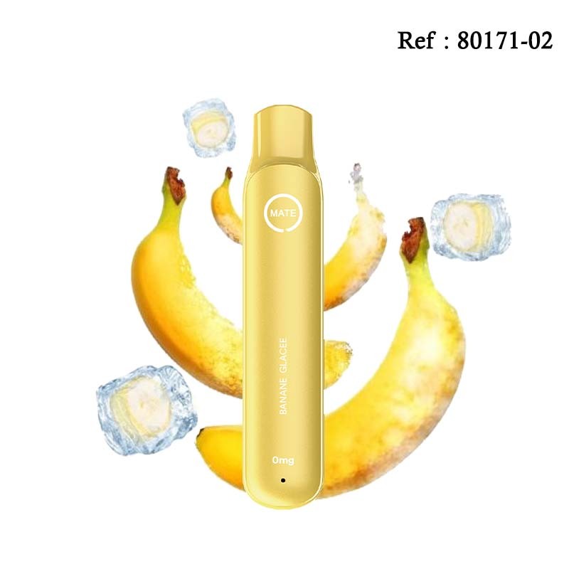 Disposable E-cigarettes FLAWOOR Mate 20mg/mL - banana Ice