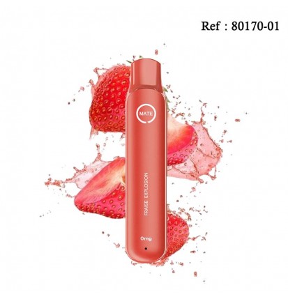 Disposable E-cigarettes FLAWOOR Mate 0mg/mL - Strawberry