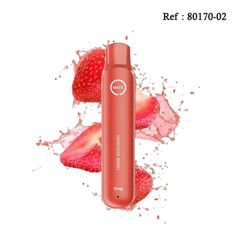 Disposable E-cigarettes FLAWOOR Mate 20mg/mL - Strawberry