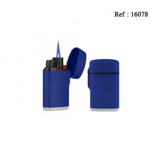 Briquet M7 Torche Gomme Bleu 16078