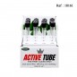 Pipe en verre Active Tube avec charbon actif, display de 12