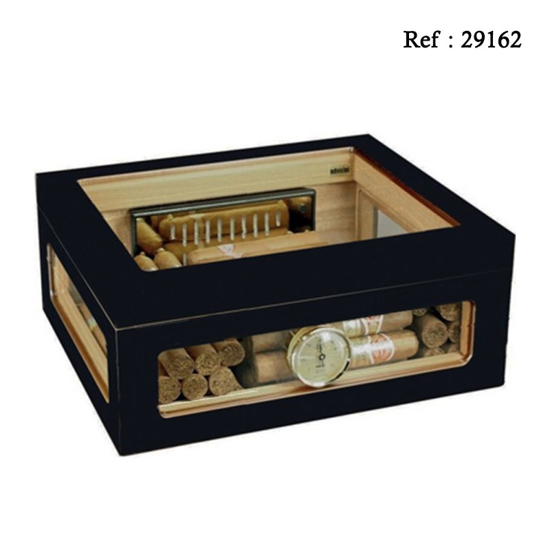 Adorini humidor Treviso Black 290 x 120 x 240  for 75 cigars