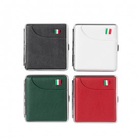 20-cigarette case leather 4 colors, display of 4