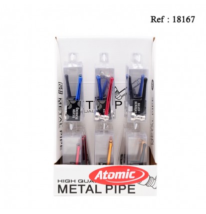 mini pipe alu minisingle pvc box+spare p ipe screens assorted per 24