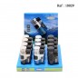 Briquet triple torche Maximus assortis, display de 13