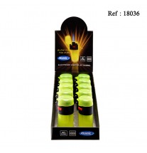 Briquet torche ATOMIC Barrel Vert fluorescent, display de 20