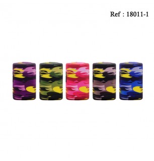 Jet flame lighter rubber camouflage assorted per 25 pcs