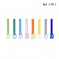 glass pipe basic 8 colors assorted per 24 pcs