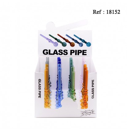 glass pipe oil 8 colors assorted 24 pcs