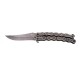 Butterfly Knife 13.5cm Stainless Steel Chain