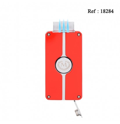 Briquet MYON Cigare triple jet Racing Edition Rouge